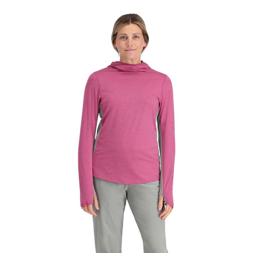 Simms BugStopper SolarFlex Hoody Women's in Fuchsia Heather